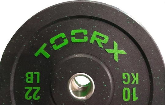 Toorx Set of Plates Olympic Type Rubber 1 x 10kg Φ50mm