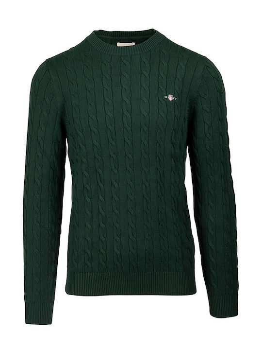 Gant Men's Long Sleeve Sweater Green