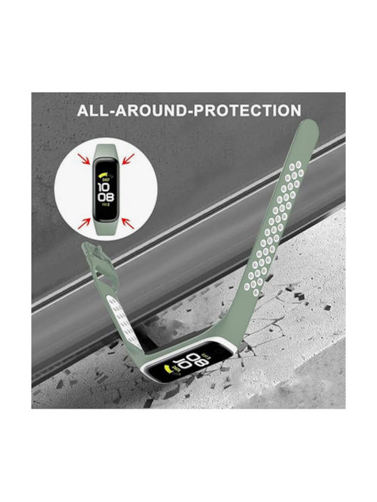 Tech Protect Armband Silikon Grün (Galaxy Fit 2)