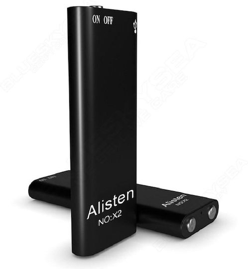 Automatic Recording Alisten X2 Surveillance Bug Capacity 8GB