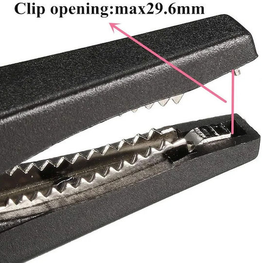 High-Quality Professional Use 32a 1000 Volts Current Transfer Crocodile Clips Set Black Red