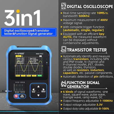 801.03.021 Heat Rate Monitor Hand Tool with Channels and 2.4" Screen