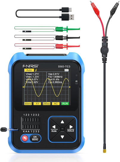 Fnirsi DSO-TC3 Heat Rate Monitor Hand Tool with Channels and 2.4" Screen