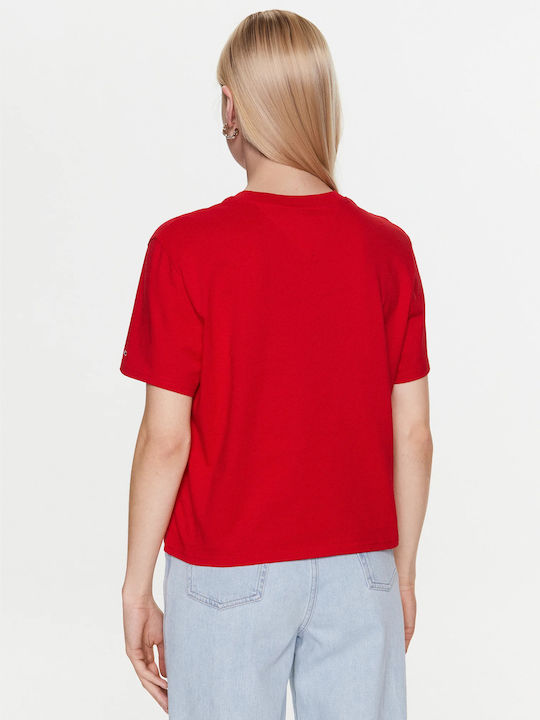 Tommy Hilfiger Damen T-shirt Rot