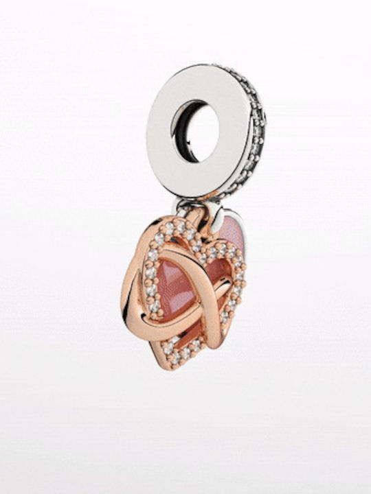 Pandora Charm Talisman Potcoavă Din Argint Cu Zircon Verde