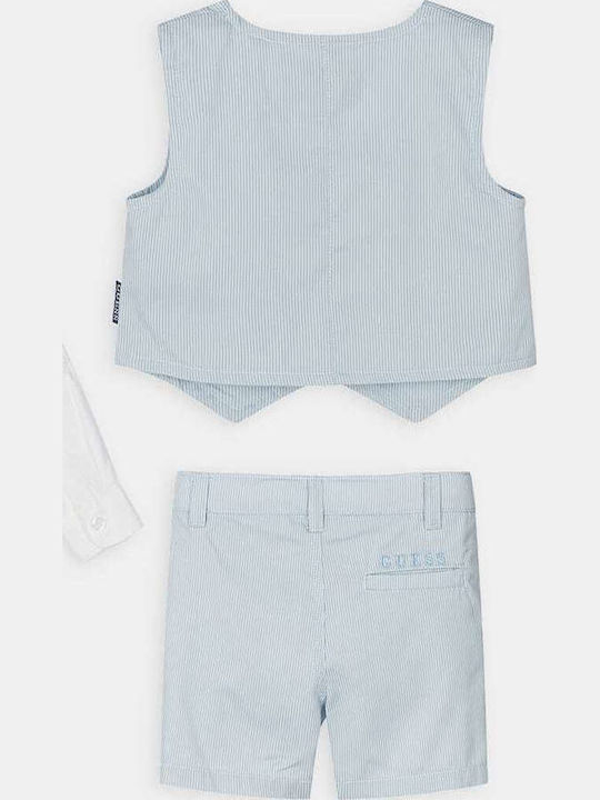 Kinder-Set mit Shorts Sommer 3Stück Light Blue