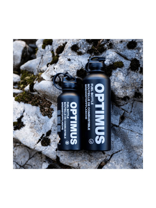 Optimus Wasserflasche Aluminium 1000ml Schwarz