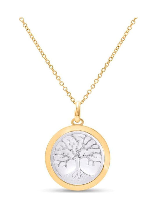 Klemmanhänger Baum aus 14K Gold KР2551