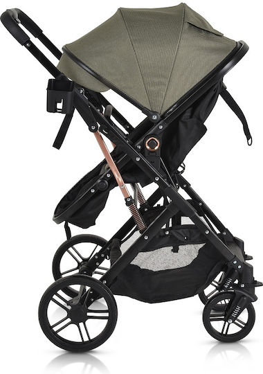 Moni Rafaello Reglabil 2 în 1 Cărucior pentru copii Potrivit pentru Nou-născut Olive 8.5kg