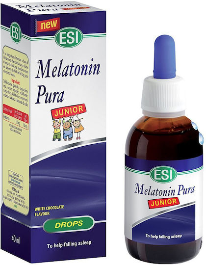 ESI Melatonin Pure Junior Supliment pentru Somn 40ml Ciocolată