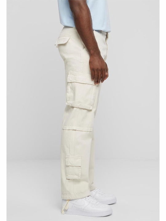Cargo Elastic Beige Men's Trousers