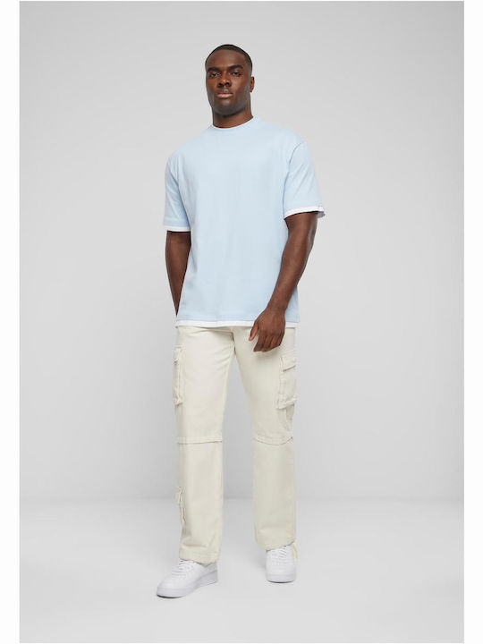 Cargo Elastic Beige Men's Trousers