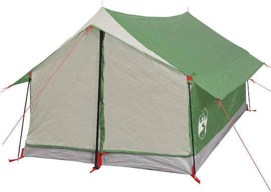 vidaXL Summer Camping Tent Green with Double Cloth for 2 People 193x122x96cm