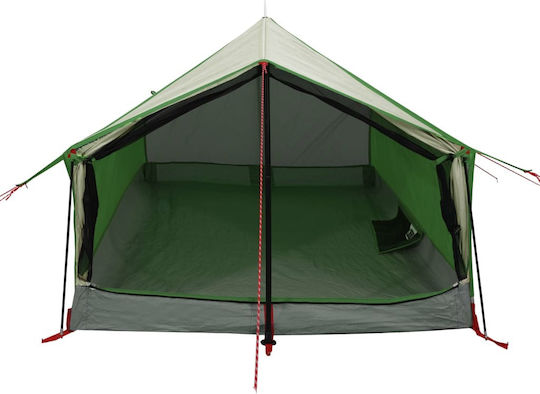 vidaXL Summer Camping Tent Green with Double Cloth for 2 People 193x122x96cm