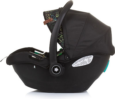 Chipolino Duo Smart Baby Car Seat i-Size Obsidian/Leaves 0-13 kg