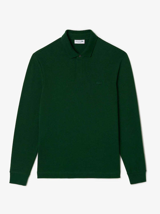 Lacoste Polo Bluză cu mânecă lungă Verde