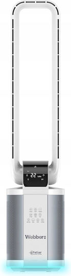 Webber Bladeless Fan 90W with Remote Control White