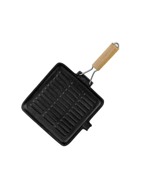 Muhler Grill aus Gusseisen mit Antihaftbeschichtung 22cm