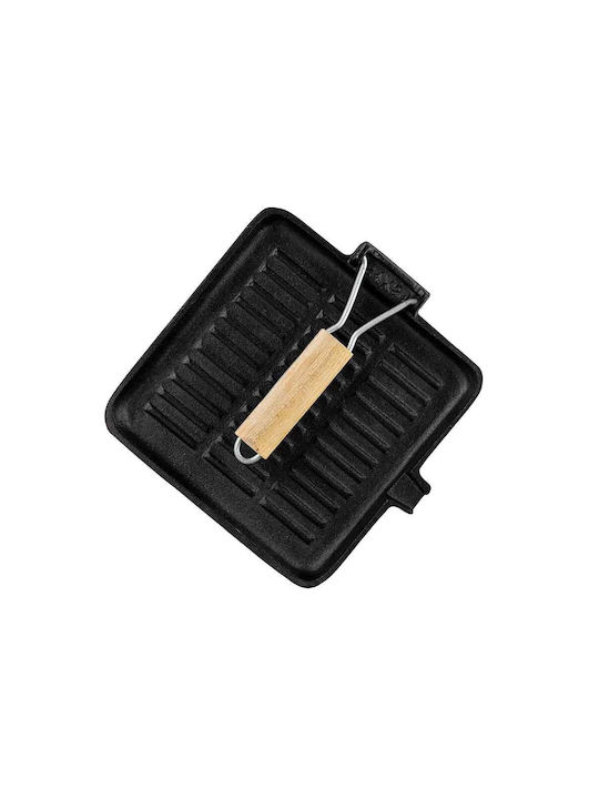 Muhler Grill aus Gusseisen mit Antihaftbeschichtung 22cm