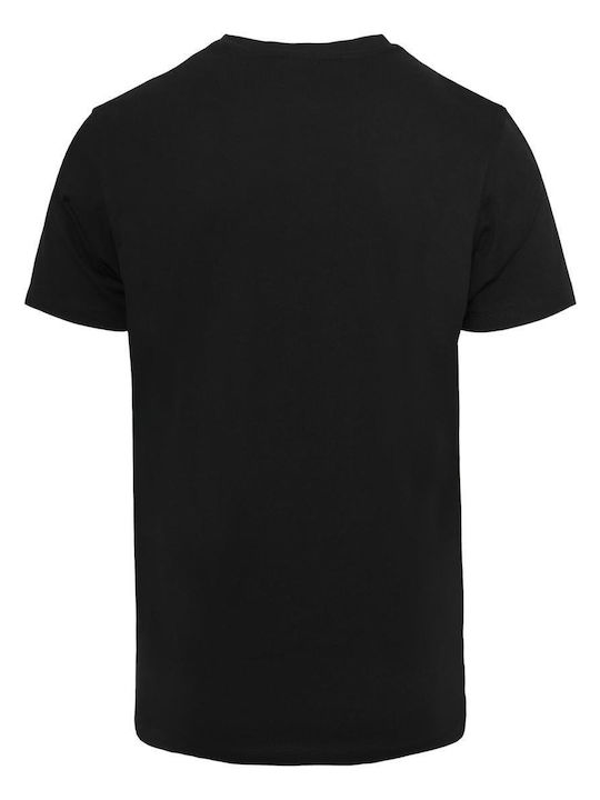 Merchcode Hearts T-shirt Μαύρο Βαμβακερό