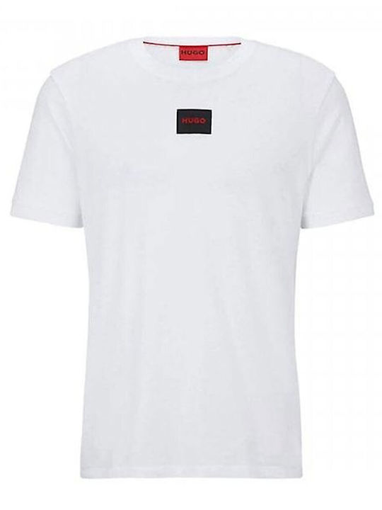 Hugo Boss Ανδρικό T-shirt Κοντομάνικο Λευκό