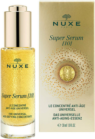 Nuxe Super 10 Moisturizing & Anti-aging Serum Face with Niacinamide & Hyaluronic Acid for Firming & Dark Spots 30ml
