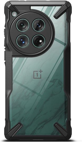 Ringke Fusion X Back Cover Silicon 2mm cu Curea Negru (OnePlus 12)