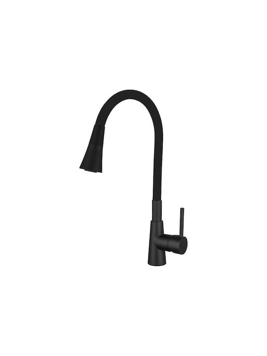 Inter Ceramic Drop-In Мивка Inox Ш62xД48см Черен