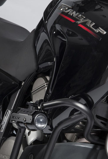 Moto Discovery Προστατευτικό Φαναριού Μοτοσυκλέτας Honda Transalp Μαύρο