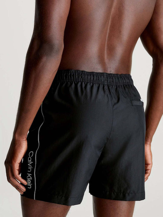 Men's Swimwear Shorts Black Striped