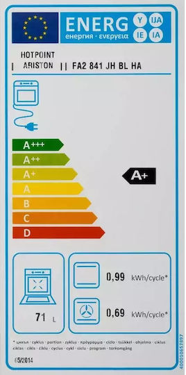 Hotpoint-Ariston Einbauofen 71Es B59.5cm.