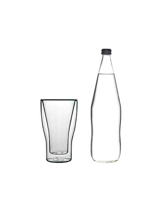 Luigi Bormioli Duos Gläser-Set Kaffee/Freddo aus Glas 340ml 2Stück