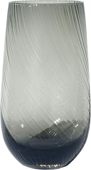 HFA Σετ Ποτήρια Νερού από Γυαλί σε Γκρι Χρώμα 580ml 6τμχ