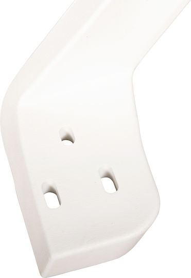 Freebox Stuhl Arm aus Polypropylen Geeignet für Stuhl,Stock in Weiß Farbe 2Stück