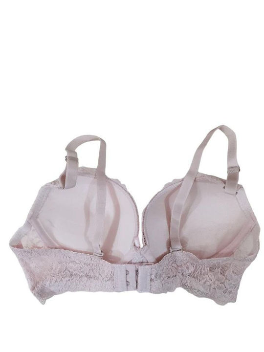 Join Bra with Light Padding Underwire Soft Pink