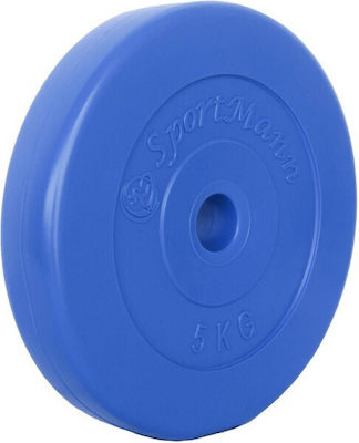 Sportmann Scheibenset Gummierte 1 x 5kg Ø31mm