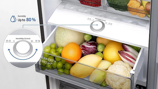 Samsung Kühl-Gefrierkombination 344Es NoFrost H185.3xB59.5xT65.8cm. Inox RB34C6B2ES9/EF