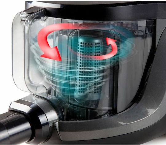 Domo DO7295S Staubsauger 850W Beutellos 2.5Es Schwarz
