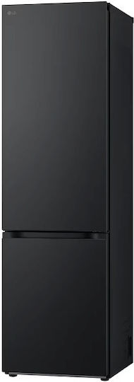 LG Fridge-Freezer 387lt Total NoFrost H203xW59.5xD67.5cm Black GBV7280AEV