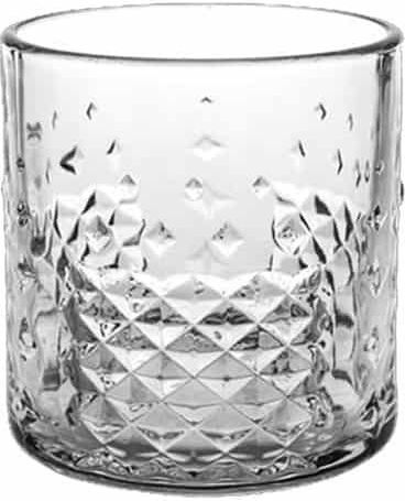 Cok Spain Ambar Σετ Ποτήρια Ουίσκι από Γυαλί 390ml 6τμχ