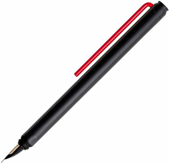 Pininfarina Segno Πένα Γραφής Fine Κόκκινη από Αλουμίνιο με Μπλε Μελάνι
