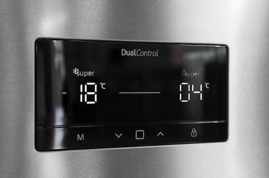 Sharp Ψυγειοκαταψύκτης 367lt Total NoFrost Υ201xΠ59.5xΒ65εκ. Μαύρος SJ-NBA32DHDAE