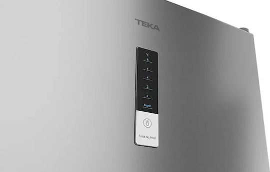 Teka Ψυγειοκαταψύκτης 310lt Total NoFrost Υ188xΠ59.5xΒ63εκ. Inox Nfl 355