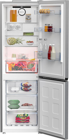 Beko Combină frigorifică 316lt NoFrost Î186.5xL59.5xA66.3cm. Inox B5RCNE365HXB