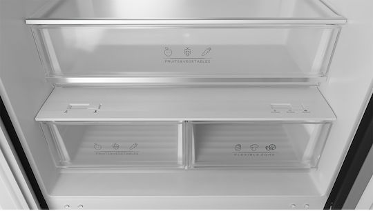 Teka Ψυγείο Ντουλάπα 511lt NoFrost Υ190xΠ83xΒ64.8εκ. Μαύρο RMF 77810 GBK