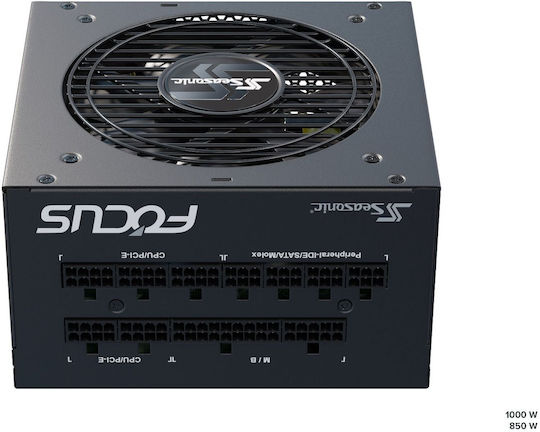 Seasonic Focus GX 850W Μαύρο Τροφοδοτικό Υπολογιστή Full Modular 80 Plus Gold
