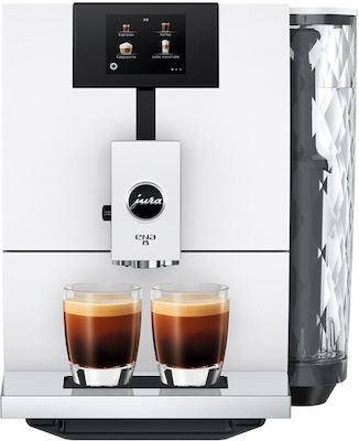 Jura Ena 8 Full Nordic Mașină automată de cafea espresso 1450W Presiune 15bar Alb