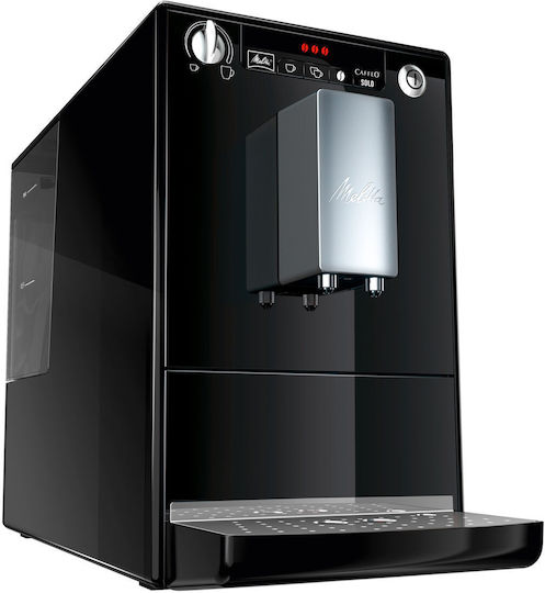Melitta Caffeo Solo E950-101 Automatic Espresso Coffee Machine 1400W Pressure 15bar with Grinder Black 950-101