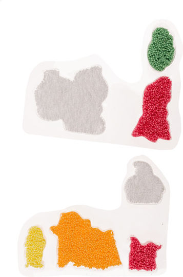 Out of the Blue Foam Putty Snowman Christmas Accessories Blue 4 Pieces Foam Putty Santa