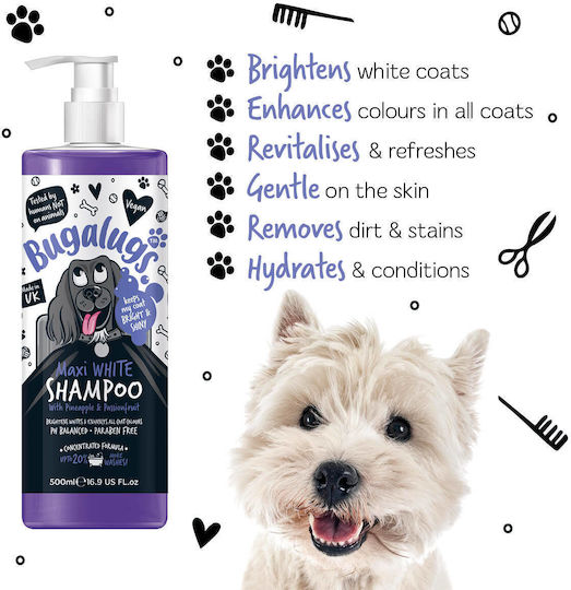 Bugalugs Bugalugs Maxi Dog Shampoo for White Hair 250ml
